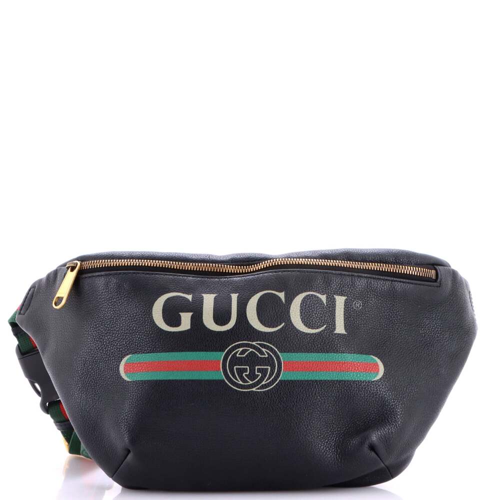 Gucci Logo Belt Bag Printed Leather #311862G11B